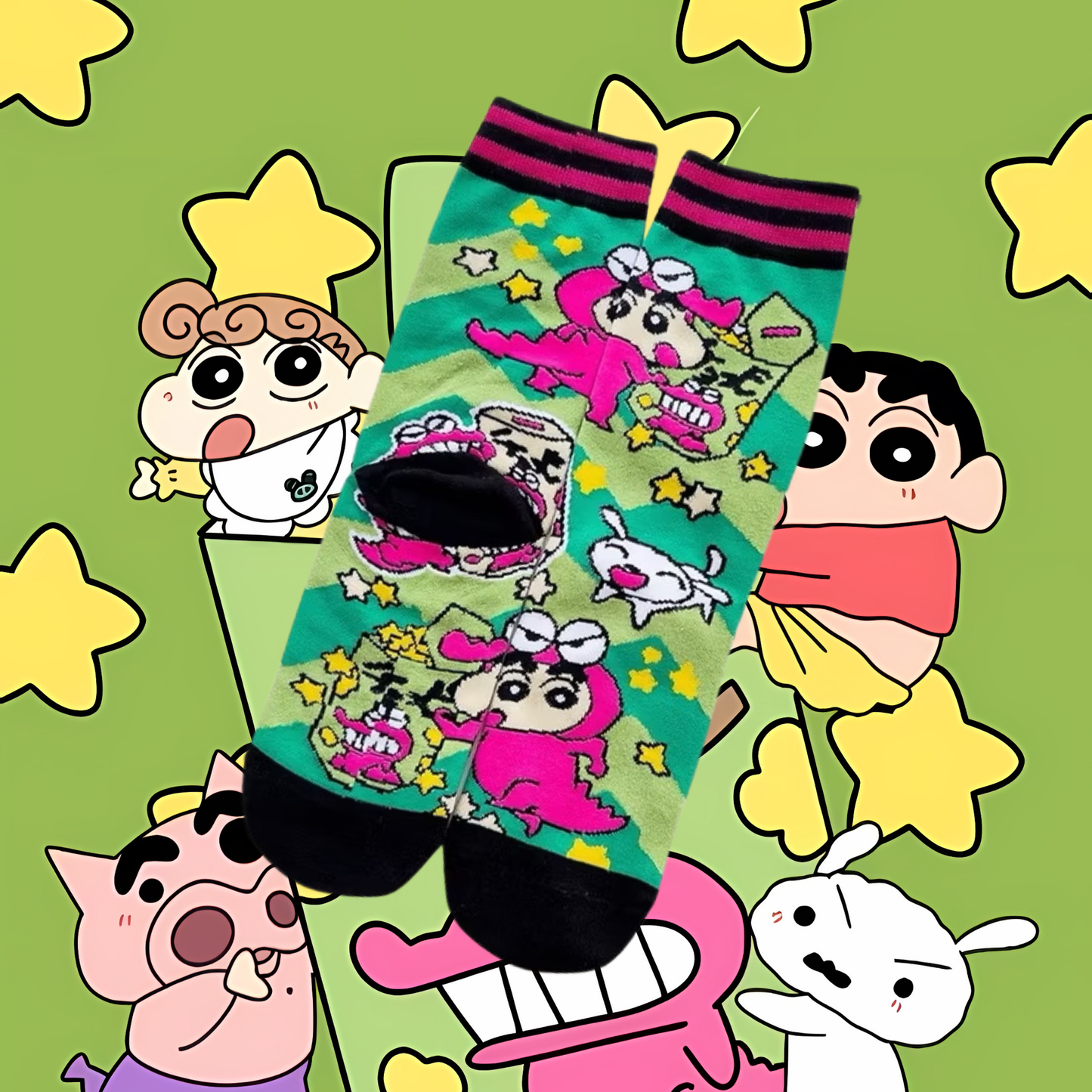 Shinchan Snack Time Socks