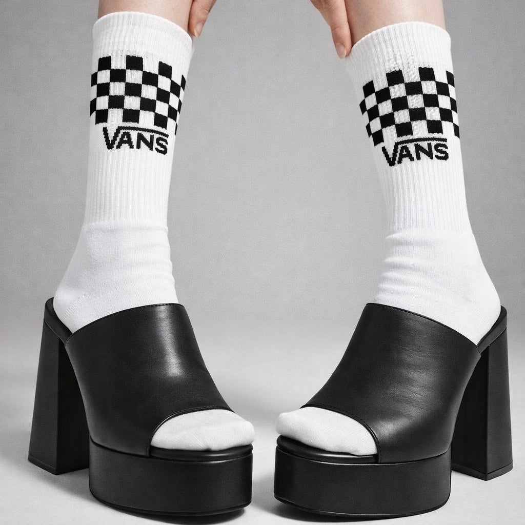 Vans White Checkered