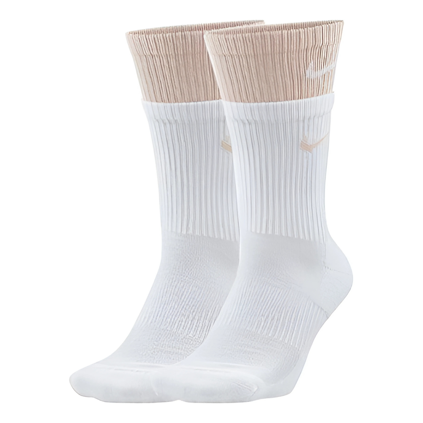 Double Layered Cushion Nike Beige&White