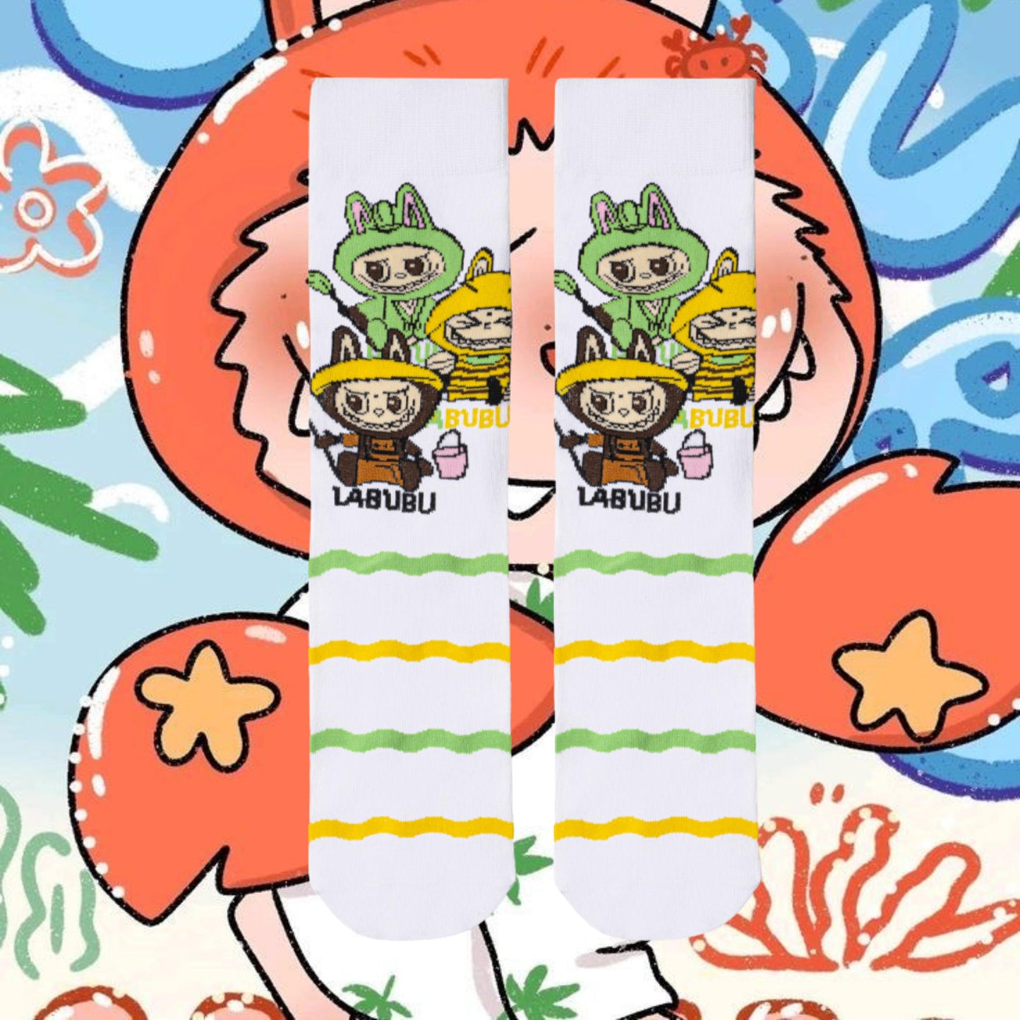 "Labubu Squad" Wavy Stripes Series