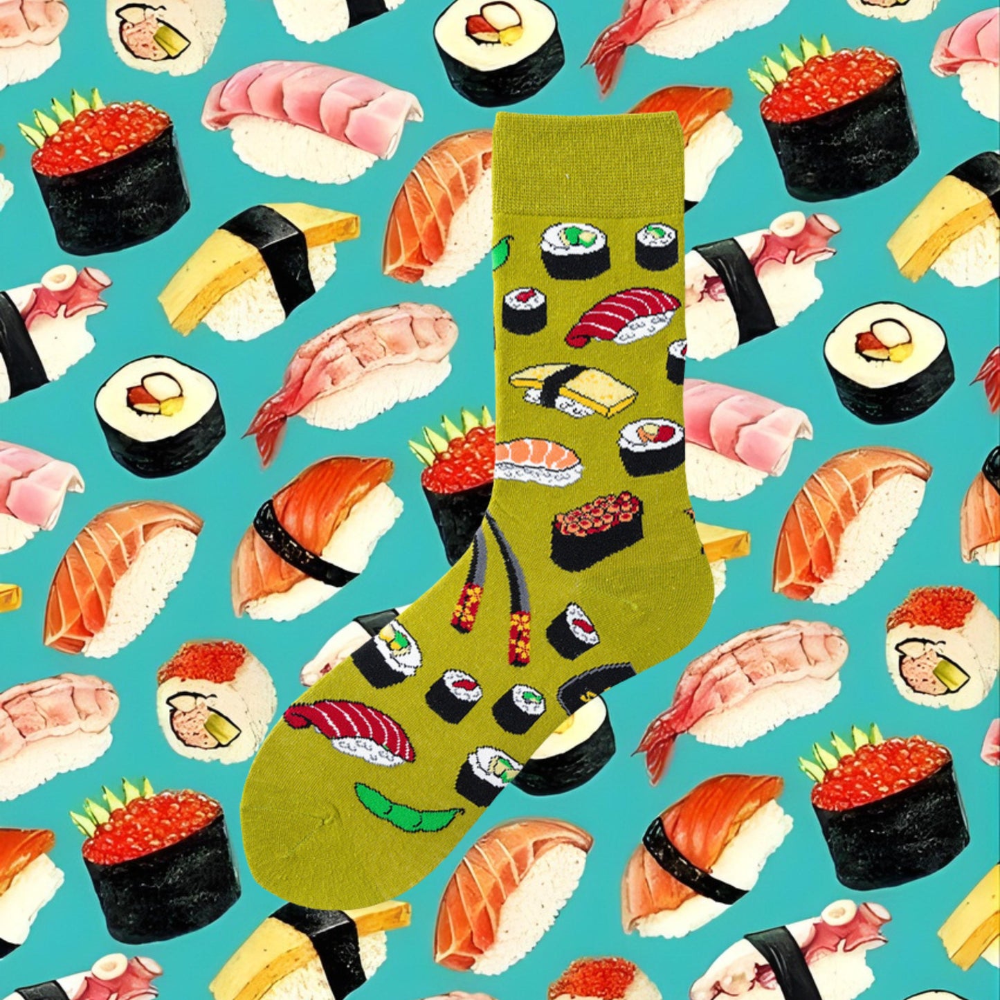 Sushi Feast Novelty Sock