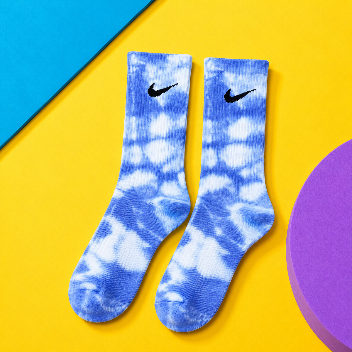 NIKE TIE-DYE BLUE