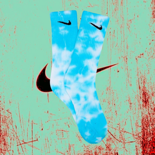Frosted Blue Nike Tie-Dye