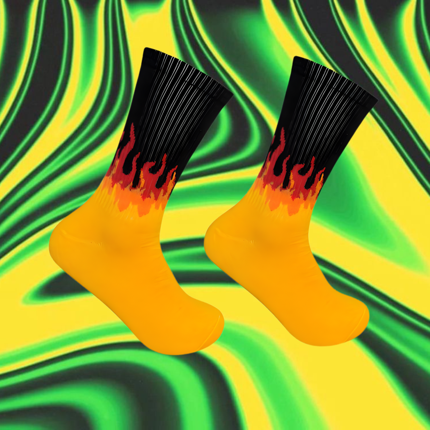 Black X Yellow Flame