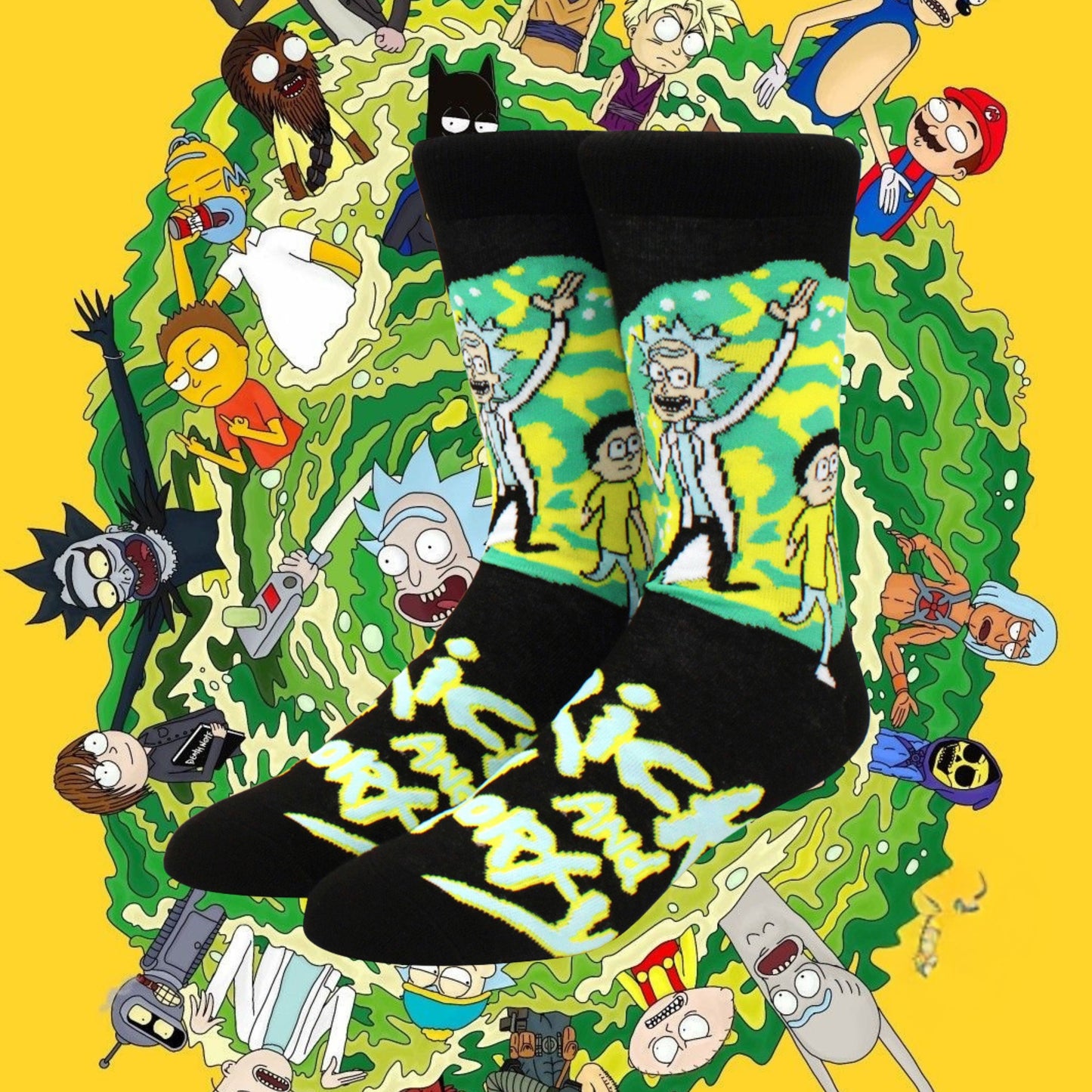 Rick & Morty Multiverse Socks 🛸