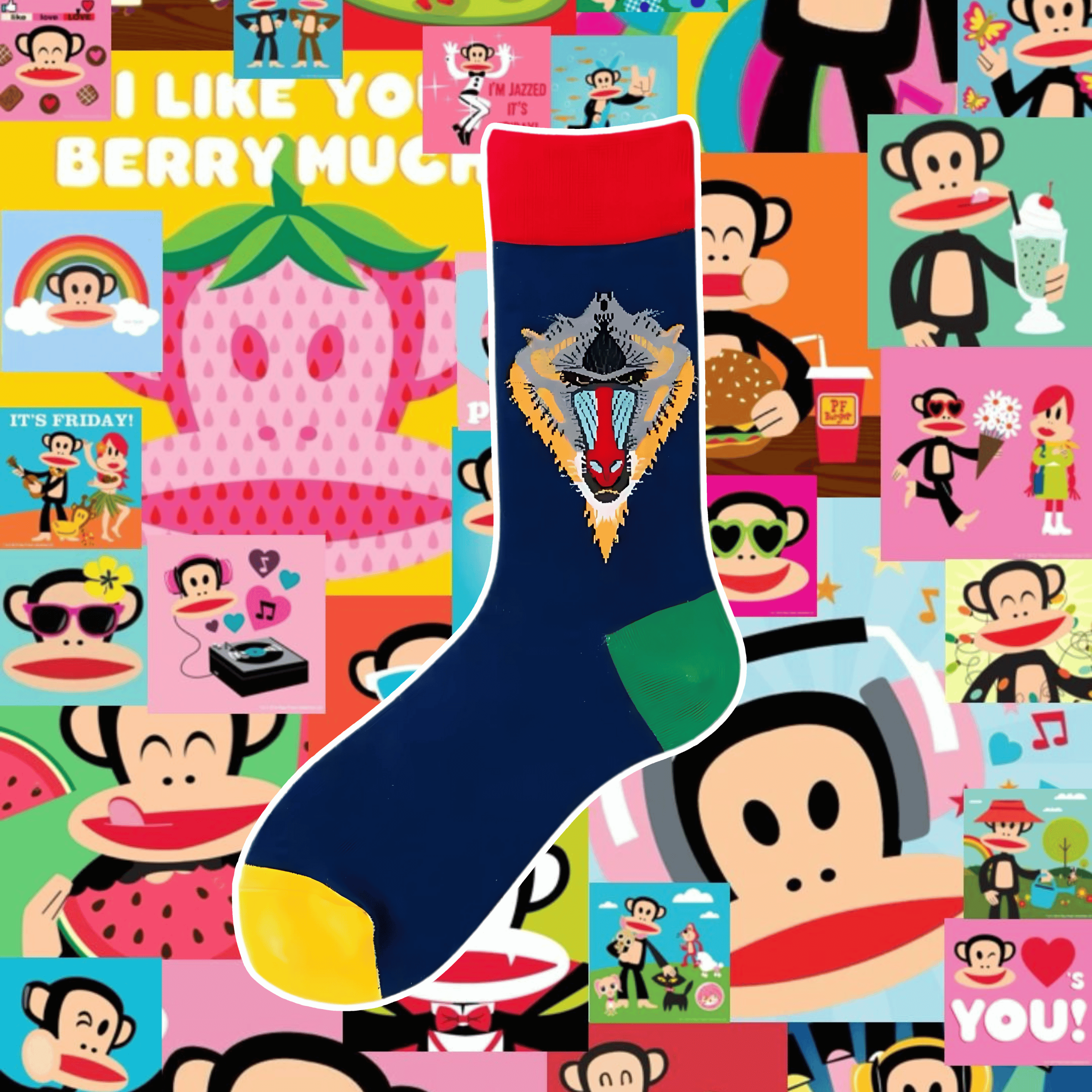 monkey-sock