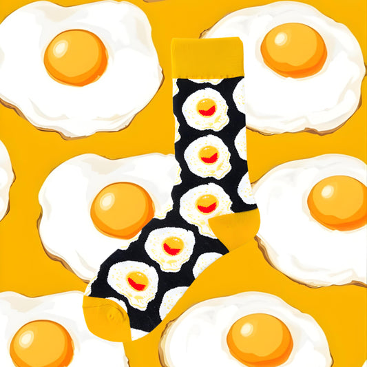 Fried Egg Breakfast Socks