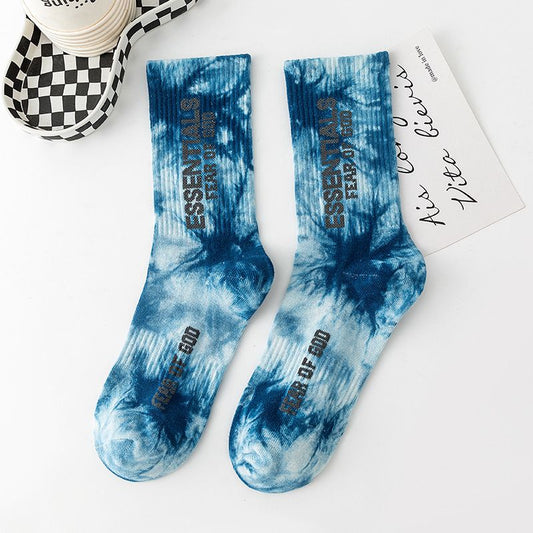 Essentials Fear of God Bold Blue Tie-Dye Socks