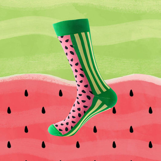 Fresh Watermelon Slice Socks